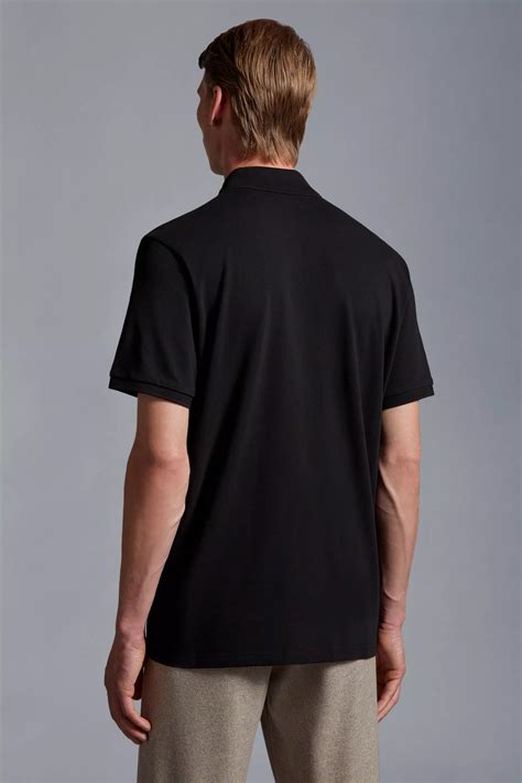Black Logo Polo Shirt - Polos & T-shirts for Men | Moncler HR