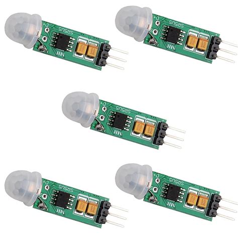 Stemedu HC-SR505 Mini Infrared PIR Motion Sensor, Micro IR Pyroelectric ...