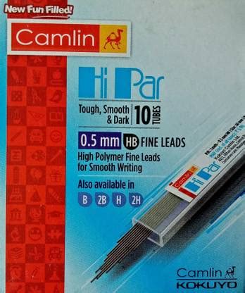 Flipkart.com | Camlin Hi Par 0.5 mm Mechanical pencil lead 1 Pack=10 ...
