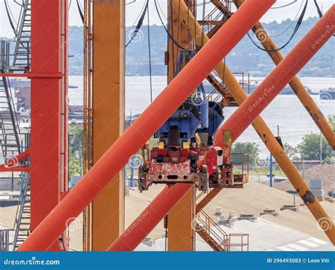 Gantry Cranes at the Red Hook Container Terminal in Red Hook Stock ...