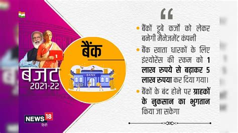 आम बजट 2021: डूबे कर्जो को लेकर बजट में हुआ प्रावधान, बैंक जमा गारंटी 1 ...