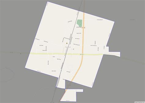 Map of Portland city, Arkansas - Thong Thai Real