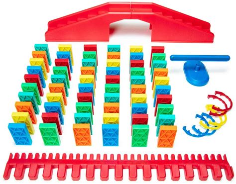 Buy Bulk Dominoes 68pcs Kinetic Dominoes Building Toppling Chain ...