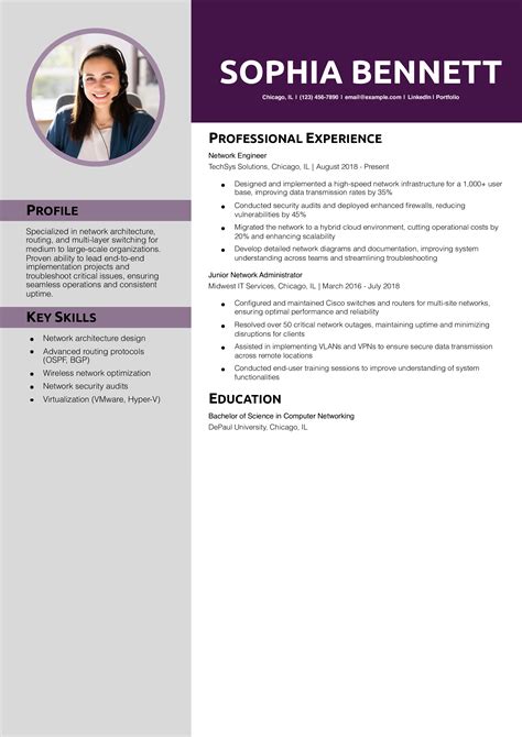 Image result for Networking Resume Examples