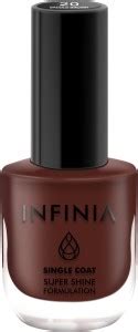 INFINIA Saddle Brown - 020 Single Coat Nail Polish with Ultra High ...