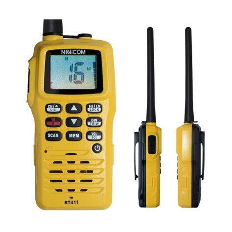 VHF NAVICOM RT-411- 5w-IPX6 -Litio | Naval Chicolino