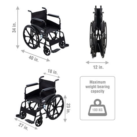 Buy VMS Careline Foldable Manual Wheelchair - Select Plus Online ...