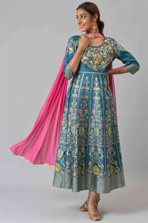 Buy Pink Chocker Neck Georgette Dupatta Online for Woman | Shop for Aurelia