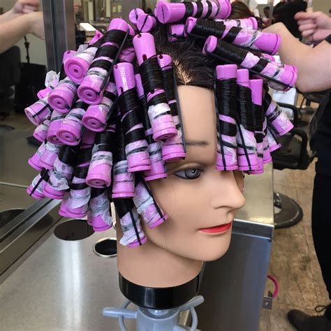 Spiral perm wrap Hair Rollers, Curlers, Spiral Perm Rods, Permed ...