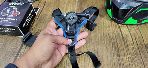 HIFFIN® Helmet Chin Strap Mount with Mobile Clip & Screw Compatible ...