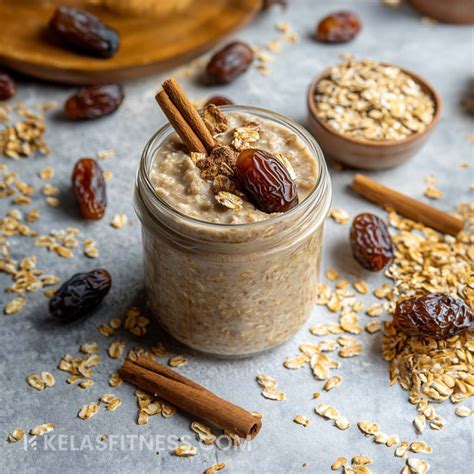 Resep Cinnamon Overnight Oats With Dates
