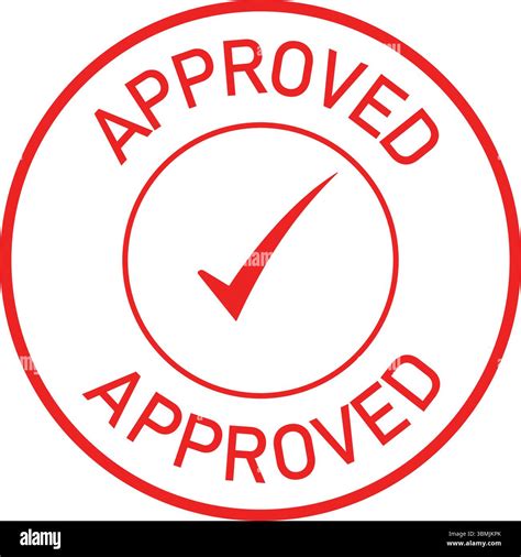 approved rubber stamp approved stamp red Stock Vector Image & Art - Alamy