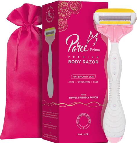 Buy PAREE PRIMA FULL BODY RAZORS FOR WOMEN WITH 4 BLADE TECHNOLOGY PACK ...