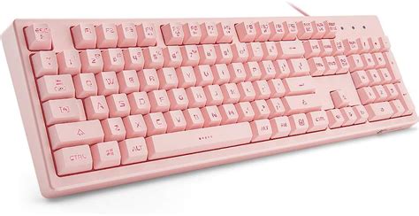 Amazon.com: pink mechanical keyboard