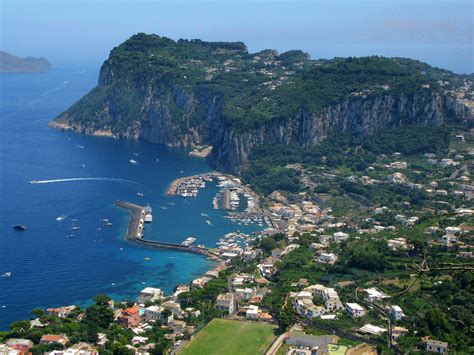 View from Anacapri on Isle of Capri, Italy