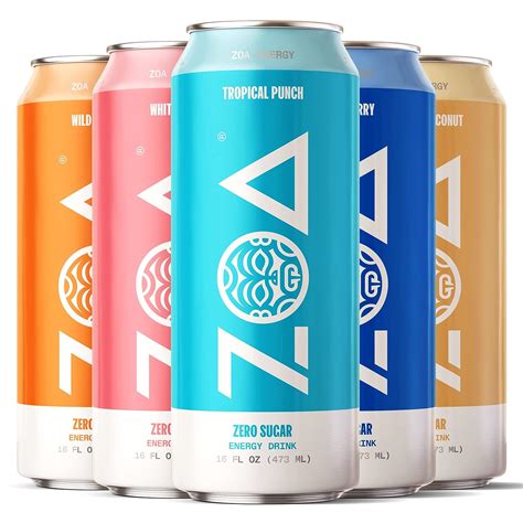 ZOA Energy Drink Bundle - All 16oz Flavors 60 Pack - India | Ubuy