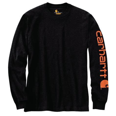 Carhartt Men's Gray Knit Long Sleeve Solid T-shirt (Large) K231-CRHLREG ...
