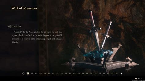 Final Fantasy 16 | All Curiosities for the Wall of Memories