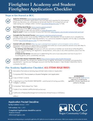 Fillable Online NFPA 1001: Firefighter I & II Training ...