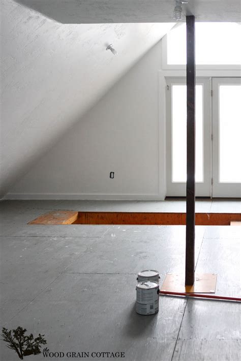 How To Paint Plywood Floors - The Wood Grain Cottage