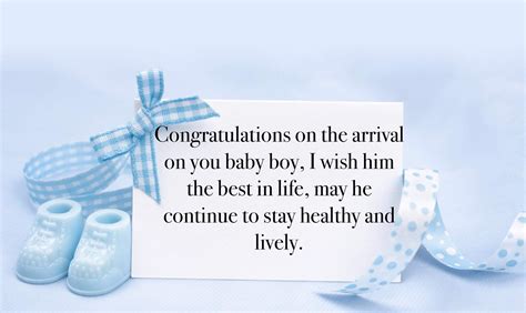 Congratulations On Your New Baby Boy Wishes