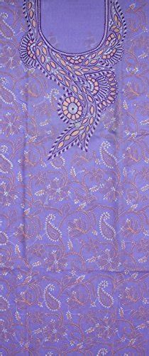 Buy Grace Collections Lucknawi Chikan Original Women's Cotton ...