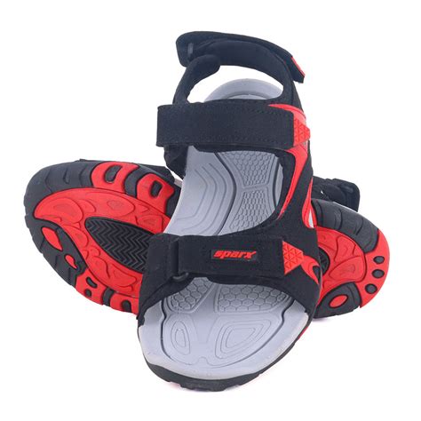 Sparx Black Sandals for Men SS-453 | Sandals & Slippers Online – Relaxo ...