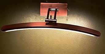 HYK Wall Picture Light Wooden Finish Body 5 Watt Swing arm Warm-White ...