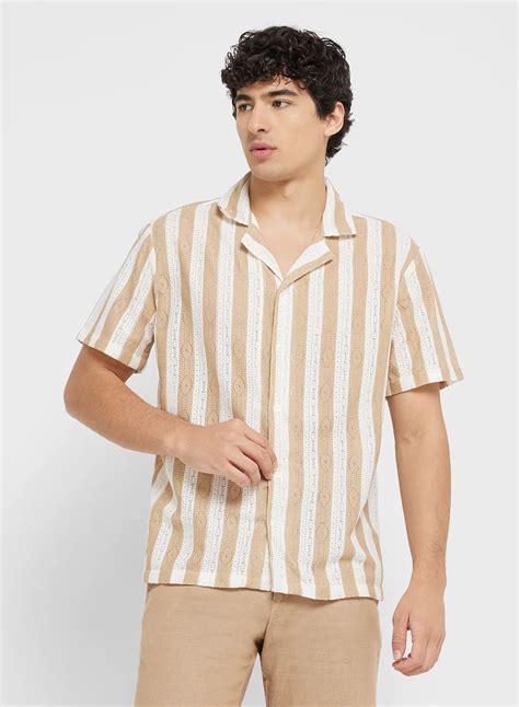 Seventy Five Causal Half Sleeve Shirt for Men | Best Price KSA