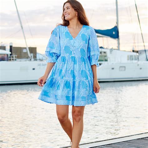 Sweet Blue Raya Dress – Lucy Rose