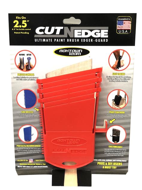 Cut-N-Edge: Ultimate Paint Brush Edger & Guard, Red
