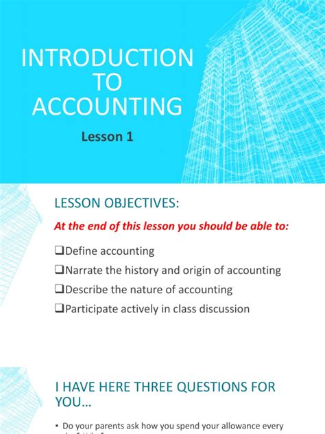 Accounting Basics Lesson 1 的图像结果