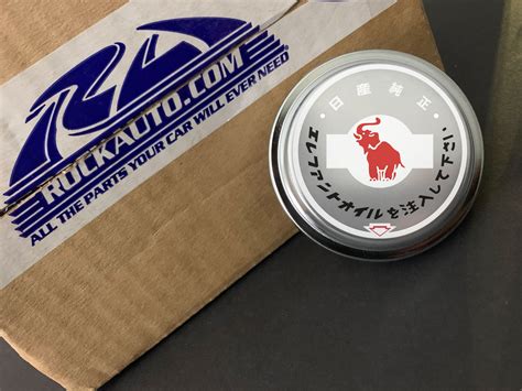 Oil Cap Label for Datsun 510, Fairlady Roadster, Skyline Hakosuka GT-R ...