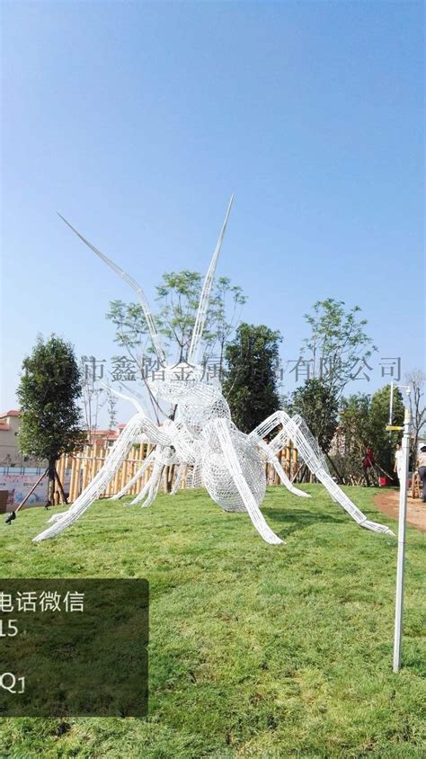 编织不锈钢蚂蚁雕塑_喷漆动物雕塑-雕塑风