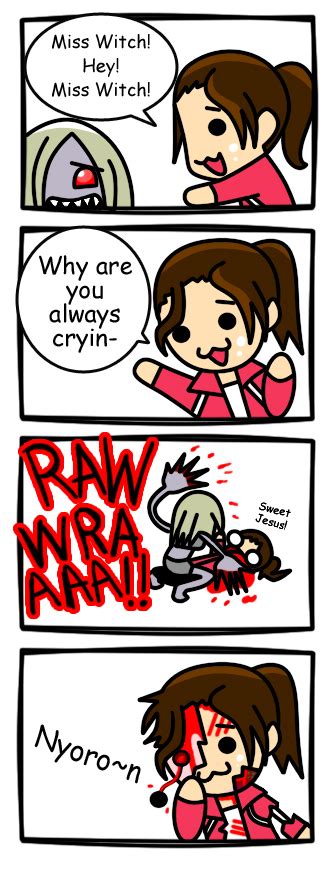 zoey and witch (left 4 dead) drawn by ddrshaman38 | Danbooru