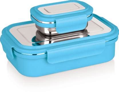 Flipkart.com | Nabhya Volvo Stainless Steel Leak Proof Airtight Tiffin ...