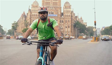 A blind cyclist pedals 7,500km for road safety awareness- The Week