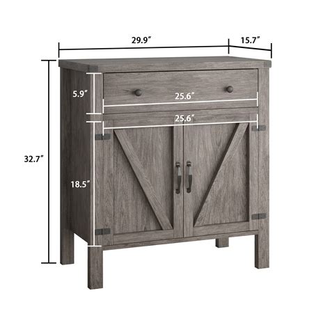 Farmhouse Buffet Cabinet with Storage, Sideboard Buffet Storage Cabinet ...
