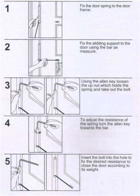 How to Install Spring Loaded Hinge On a Vinyl Spring Door 的图像结果