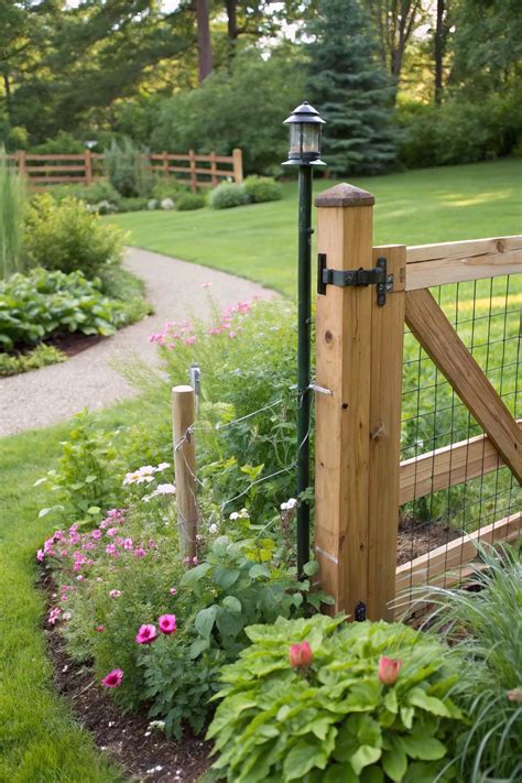 16+ Stylish Corner Fence Post Ideas for Your Yard