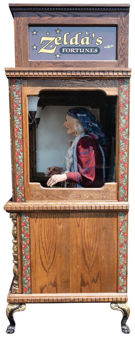 Lot Detail - Zelda’s Fortunes Arcade Machine. Sanford, FL: Holden Manufa...