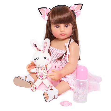 Buy MNMJ Lifelike Reborn Baby Dolls - 22-inch Soft Body Realistic ...