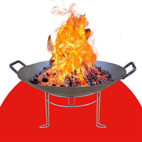 PROROCK Bonfire Pit for Outdoor with Stand | Campfire Bowl | Bonfire ...