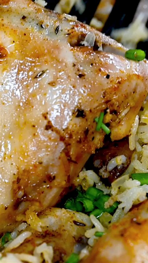 Baked Chicken Legs and Rice | Recipe | Baked chicken legs, Oven baked ...