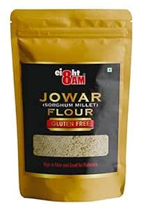 8AM Jowar Flour (Sorghum Millet), Natural Gluten Free, Low-Carb Flour ...