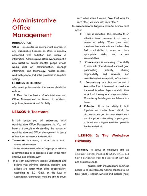 Image result for Office Management Notes PDF