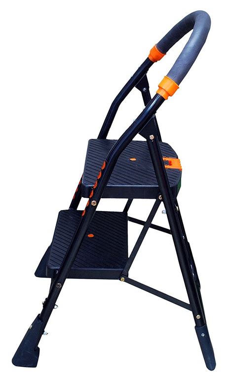 Parasnath Black Diamond Heavy Folding Ladder With Wide Steps 2 Steps 2 ...