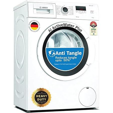 BOSCH 6.5 kg Fully Automatic Front Load Black, Silver (WLJ2006DIN ...