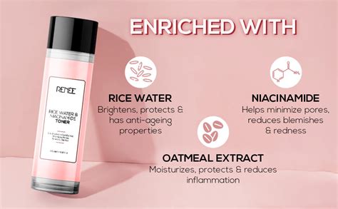 RENEE Rice Water & Niacinamide Toner, 135Ml