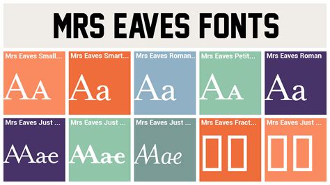 Mrs Eaves Ot Roman Font Free Download